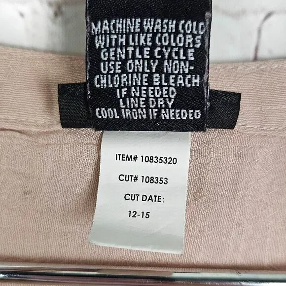 TORRID Harper Blush Pink Sleeveless Pocket Button Pullover Lightweight Top 0 - Picture 6 of 9